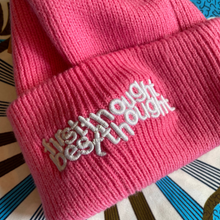 Load image into Gallery viewer, First Thought Pink Beanie
