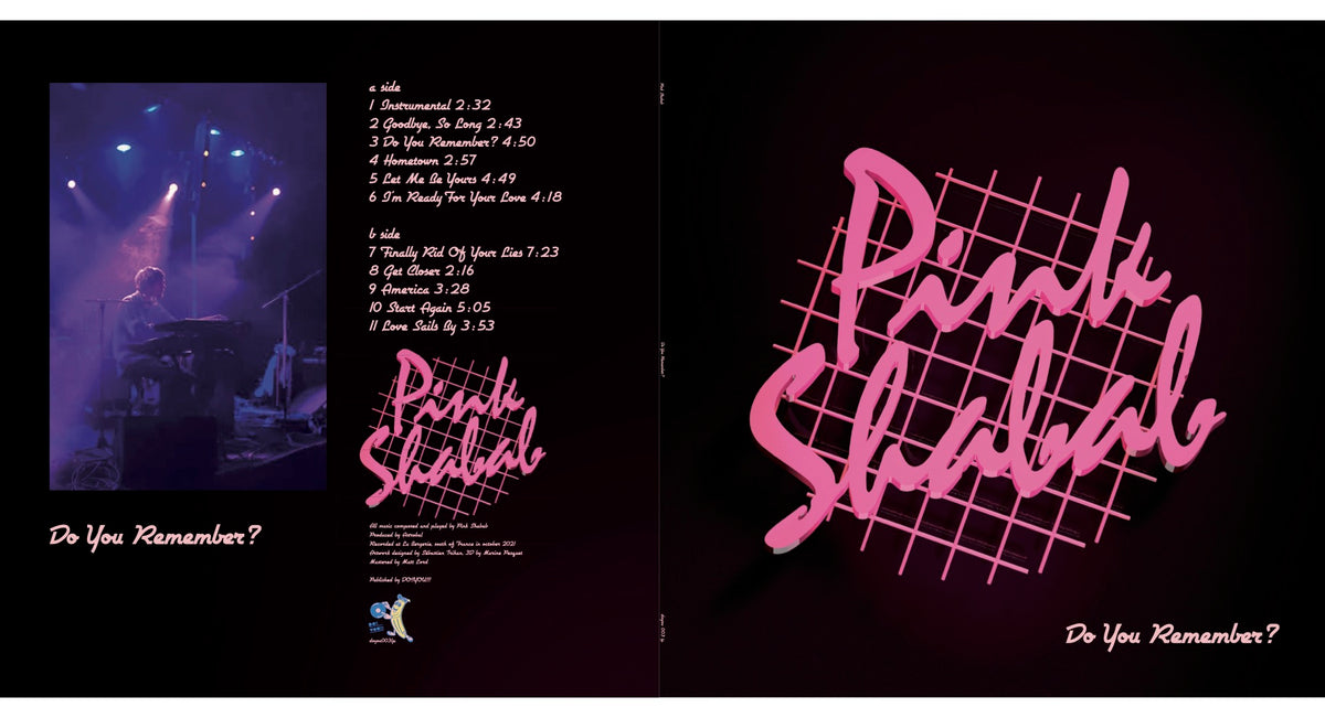 Pink Shabab - Do You Remember? LP DOYOU003